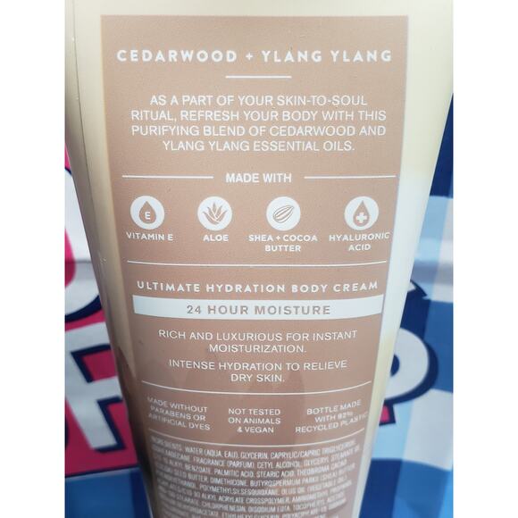 BBW Refresh Your Body Cedarwood + Ylang Ylang Aromatherapy Body Scrub & Cream - Picture 4 of 4